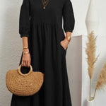 Women's Lantern Sleeve Summer Dress