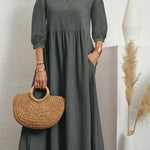 Women's Lantern Sleeve Summer Dress