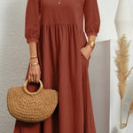 Women's Lantern Sleeve Summer Dress