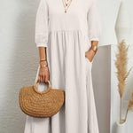 Women's Lantern Sleeve Summer Dress