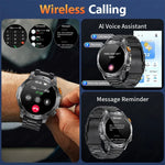 Multi-Sport Smartwatch with LED Flashlight