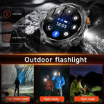 Multi-Sport Smartwatch with LED Flashlight