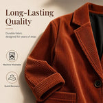 Women's Corduroy Button Front Jacket