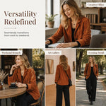 Women's Corduroy Button Front Jacket