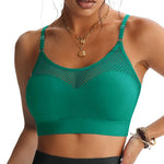 Women's Mesh Panel Sports Bra