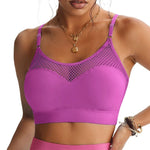 Women's Mesh Panel Sports Bra