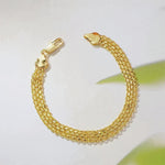 Women's Wide Woven Statement Bracelet