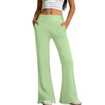 Women's High Waist Flared Active Trousers