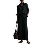 Women's Relaxed Shirt & Maxi Skirt Set