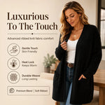 Women's Textured Button Front Cardigan