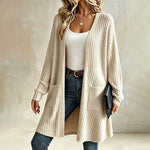 Women's Textured Button Front Cardigan