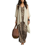 Women's Flowing Maxi Dress & Cover Up Set