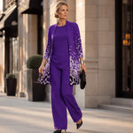 Women's Printed Three Piece Outfit Set