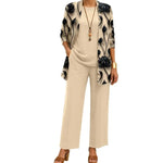 Women's Printed Three Piece Outfit Set