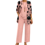 Women's Printed Three Piece Outfit Set