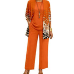 Women's Printed Three Piece Outfit Set
