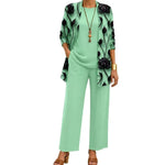 Women's Printed Three Piece Outfit Set