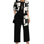 Women's Printed Three Piece Outfit Set