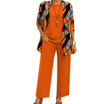 Women's Printed Three Piece Outfit Set