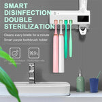 Wall-Mounted Toothbrush Storage Station