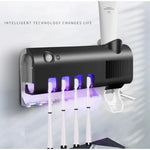 Wall-Mounted Toothbrush Storage Station