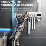 Wall-Mounted Toothbrush Storage Station
