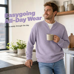 Men's Layered Waffle Long Sleeve Top