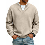 Men's Layered Waffle Long Sleeve Top