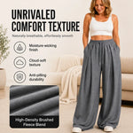 Women's Pleated Wide Leg Casual Trousers