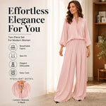 Women's Relaxed Top & Trousers Set