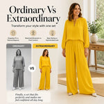 Women's Relaxed Top & Trousers Set