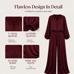 Women's Relaxed Top & Trousers Set