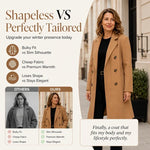 Women's Double Breasted Long Coat