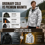 Men's Hooded Camouflage Outdoor Jacket