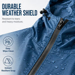 Lightweight Hooded Rain Poncho