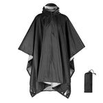 Lightweight Hooded Rain Poncho