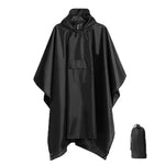 Lightweight Hooded Rain Poncho