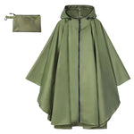 Lightweight Hooded Rain Poncho