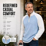 Men's Textured Quarter Zip Top