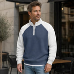 Men's Textured Quarter Zip Top