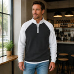 Men's Textured Quarter Zip Top