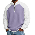 Men's Textured Quarter Zip Top