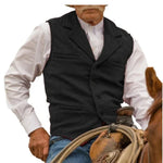 Men's Herringbone Lapel Waistcoat
