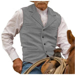 Men's Herringbone Lapel Waistcoat