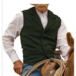 Men's Herringbone Lapel Waistcoat