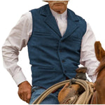 Men's Herringbone Lapel Waistcoat