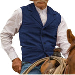 Men's Herringbone Lapel Waistcoat