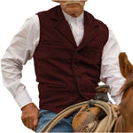 Men's Herringbone Lapel Waistcoat
