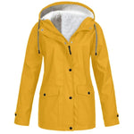 Women's Plush Lined Hooded Winter Jacket