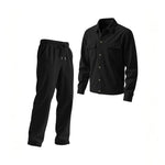 Men's Textured Jacket & Trouser Set